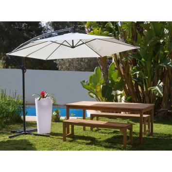 Banco de 2 asientos en teca - 140x40x44h 2