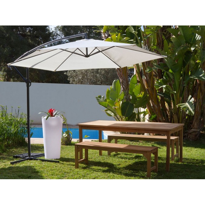 Banco de 2 asientos en teca - 140x40x44h Banco de 2 asientos en teca - 140x40x44h