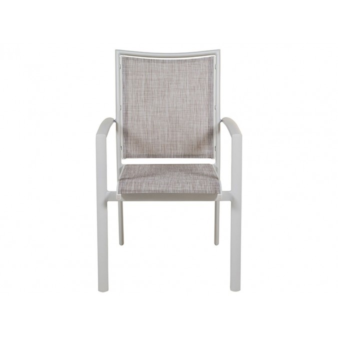 Silla aluminio jardín - 57x66x90h