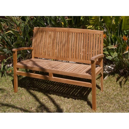 Banco Bali de teca - 120x50x91h