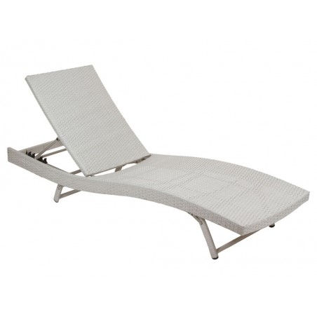 Tumbona de rattan - 194x65x28h