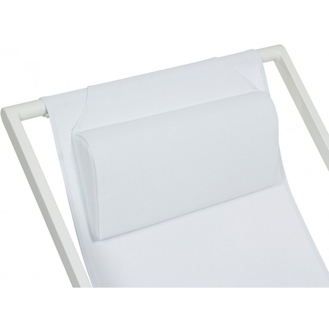 Sillón de jardín blanco - 60x100x93h