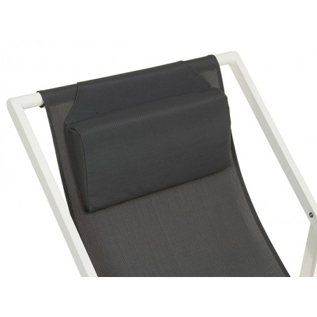 Sillón de jardín gris - 60x100x93h