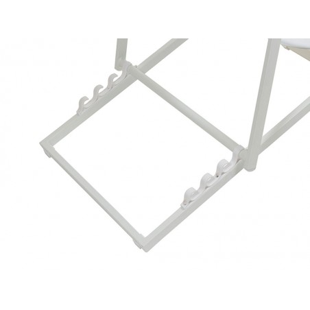 Sillón de jardín gris - 60x100x93h