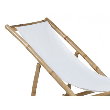 Silla playa bambú - 136x59x66h 2
