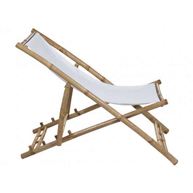 Silla playa bambú - 136x59x66h