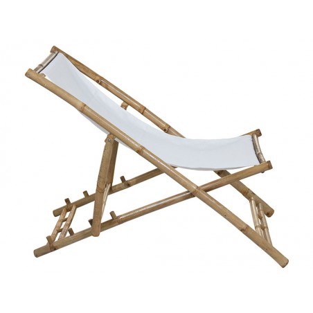 Silla playa bambú - 136x59x66h