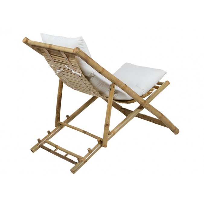 Silla playa bambú - 136x59x63h
