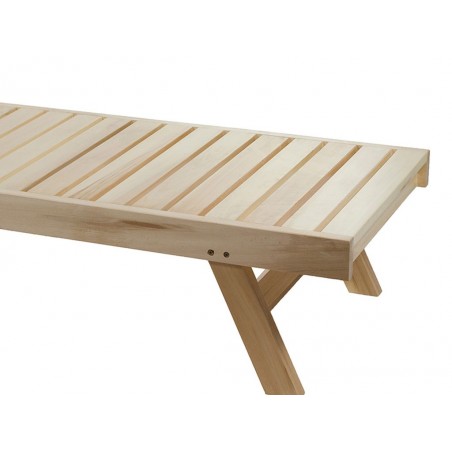 Tumbona jardin - 184x63x35h