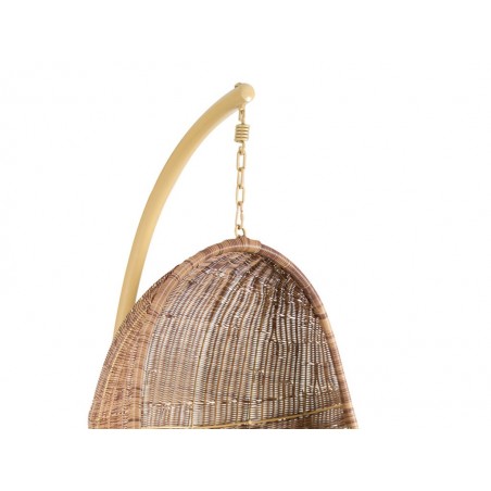 Canasto balancín cojín blanco - 85x75x190h