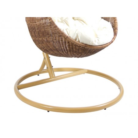 Canasto balancín cojín blanco - 85x75x190h