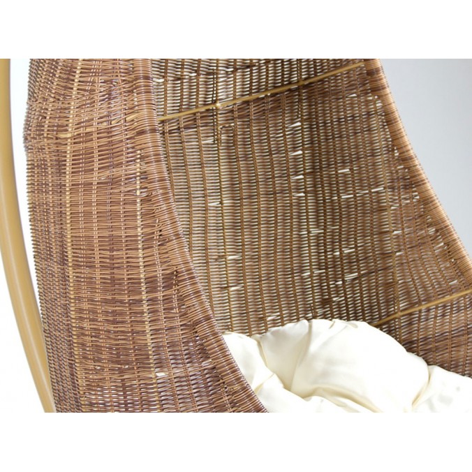 Canasto balancín cojín blanco - 85x75x190h