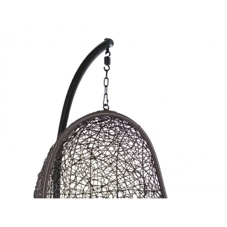 Canasto negro cojín blanco - 100x100x196h