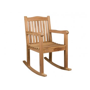 Mecedora de teca - 56x55x98h