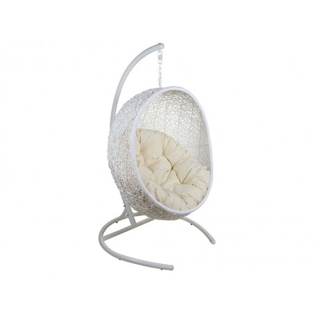 Canasto balancin blanco - 95x95x176h