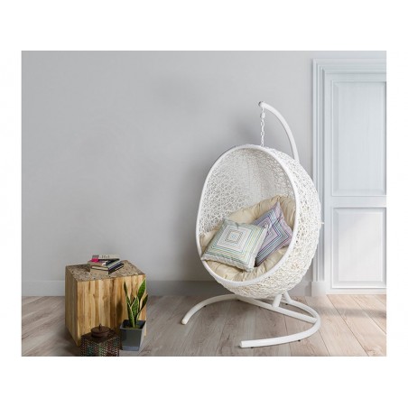 Canasto balancin blanco - 95x95x176h