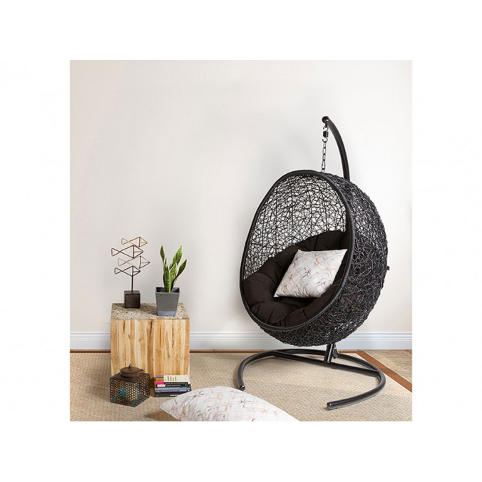 Canasto balancin negro - 95x95x176h