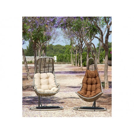 Canasto balancín marrón - 98x98x205h