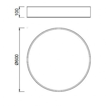 Lámpara techo led nur  2