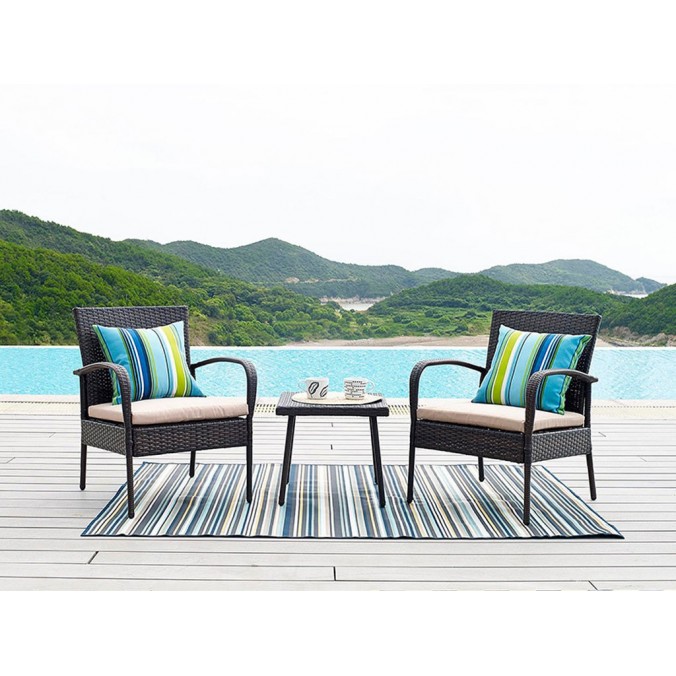 Set 3 piezas jardín - 110x130x78h