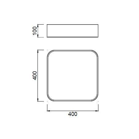 Lámpara techo led nur 