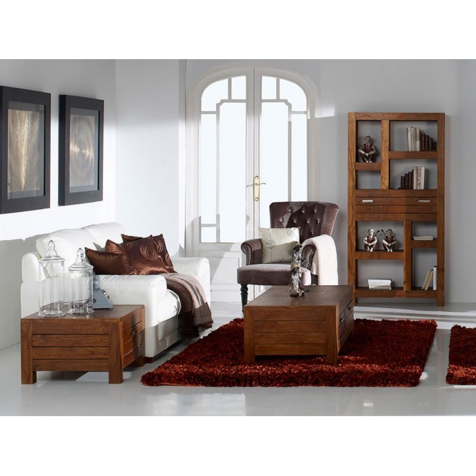 Estantería Ohio con 1 cajón - 90x30x180h