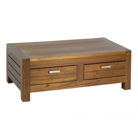 Mesa centro Ohio con 2 cajones - 110x60x40h