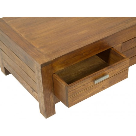 Mesa centro Ohio con 2 cajones - 110x60x40h