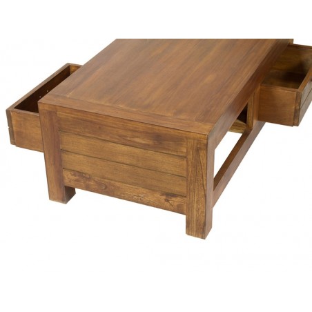 Mesa centro Ohio con 2 cajones - 110x60x40h