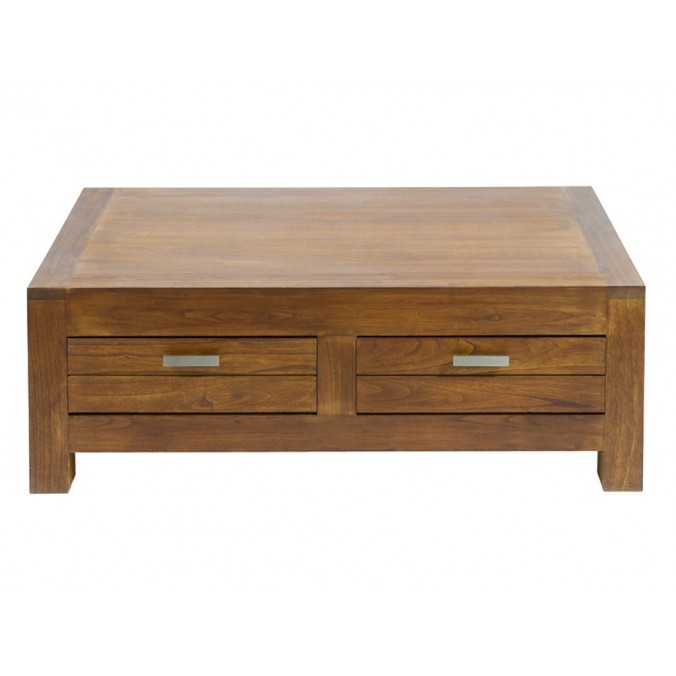 Mesa centro Ohio con 2 cajones - 110x60x40h