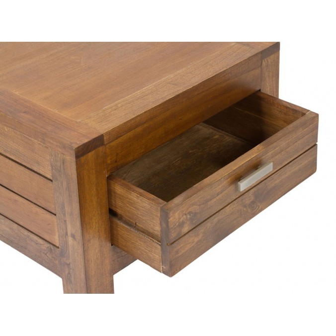 Mesa rinconera Ohio 1 cajón - 60x60x40h