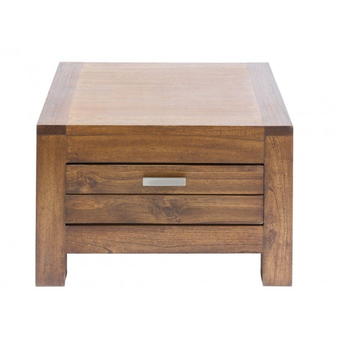 Mesa rinconera Ohio 1 cajón - 60x60x40h