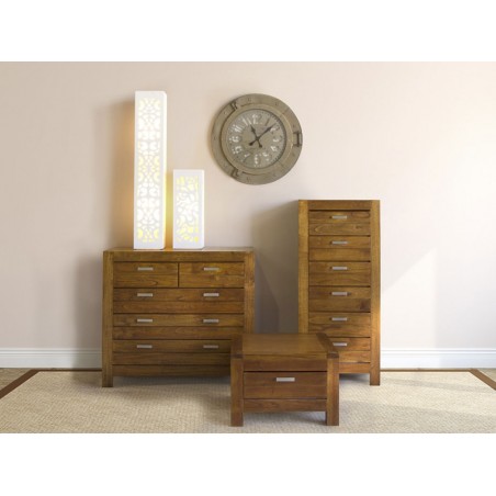 Mesa rinconera Ohio 1 cajón - 60x60x40h