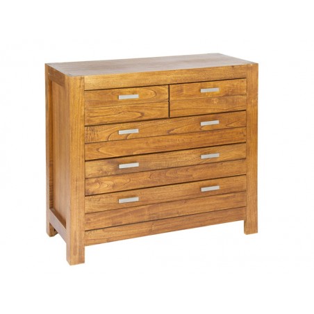 Cómoda Ohio con 5 cajones - 114x45x88h