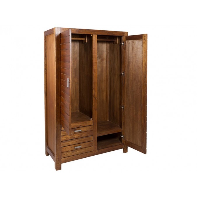 Armario Ohio 2 puertas y cajón - 115x55x188h Armario Ohio 2 puertas y cajón - 115x55x188h