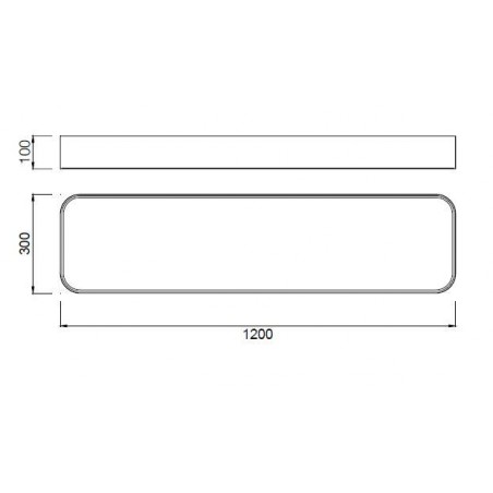Lámpara techo led nur 