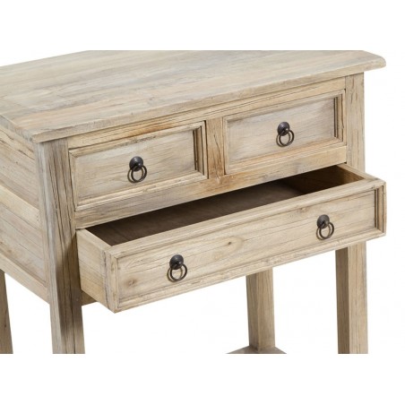 Mesa con tres cajones - 66x38x81h