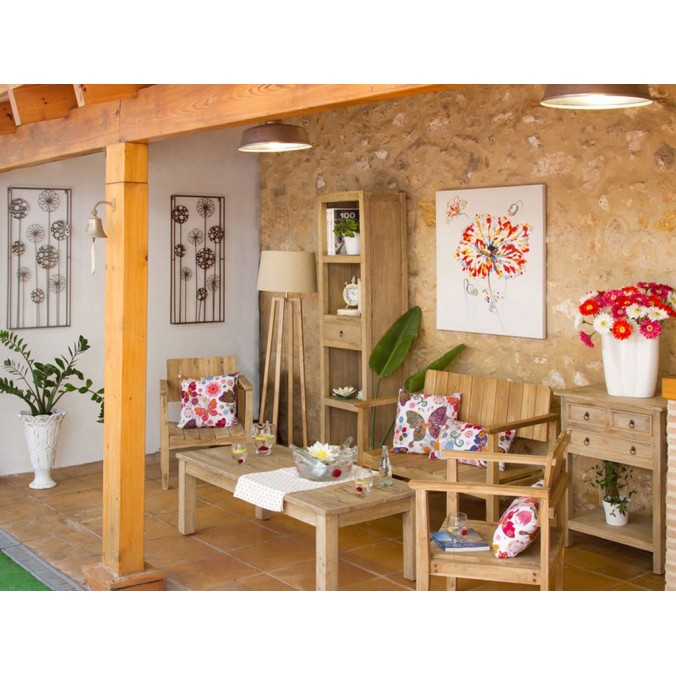 Mesa con tres cajones - 66x38x81h