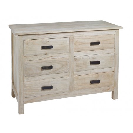 Cómoda madera envejecida - 110x45x81h