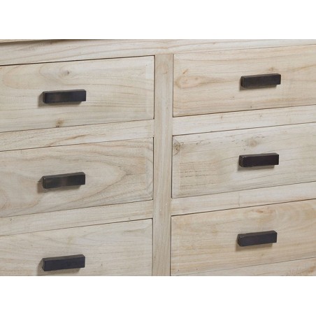 Cómoda madera envejecida - 110x45x81h