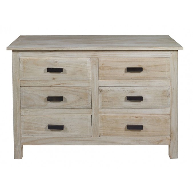 Cómoda madera envejecida - 110x45x81h