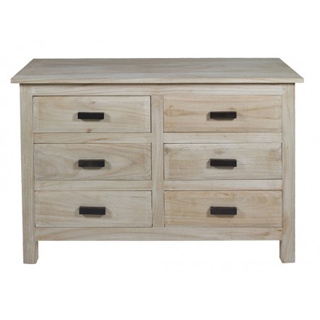 Cómoda madera envejecida - 110x45x81h