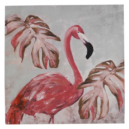 Lienzo flamenco impreso y retocado a mano - 100x100x3cm