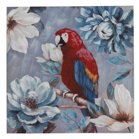 Lienzo loro impreso y retocado a mano - 100x100x3cm