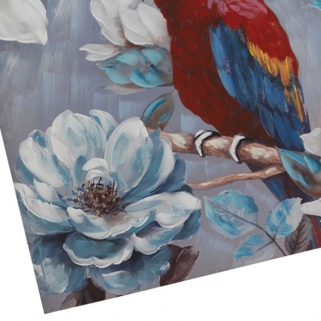 Lienzo loro impreso y retocado a mano - 100x100x3cm