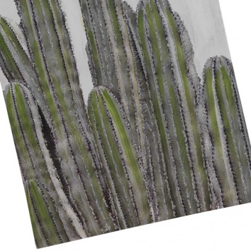 Lienzo Cactus I impreso y retocado a mano - 50x100x3cm 2