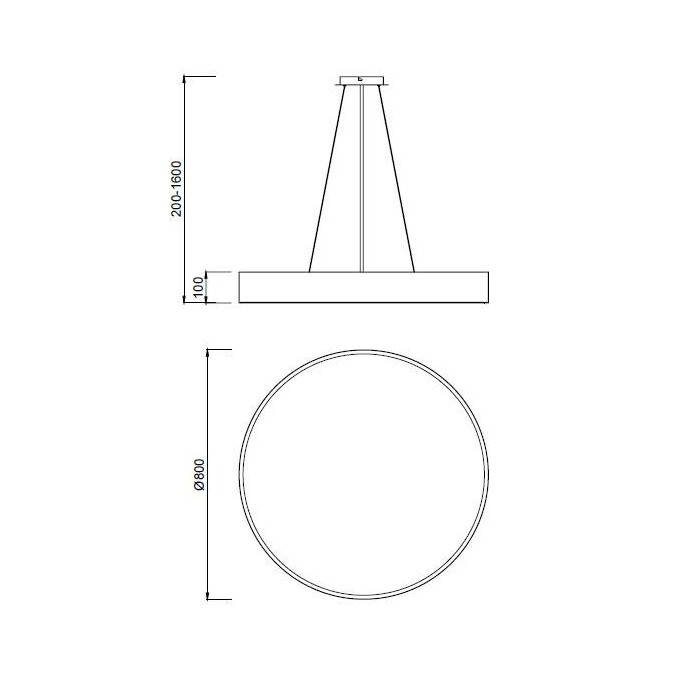 Lámpara techo led nur 