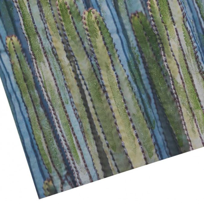 Lienzo Cactus V impreso y retocado a mano - 70x70x3cm