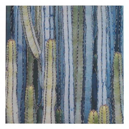 Lienzo Cactus VI impreso y retocado a mano - 70x70x3cm