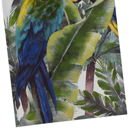 Lienzo loros I impreso y retocado a mano - 60x120x3cm